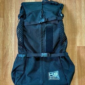K9 Sport Sack Black Dog Carrier Backpack - Large